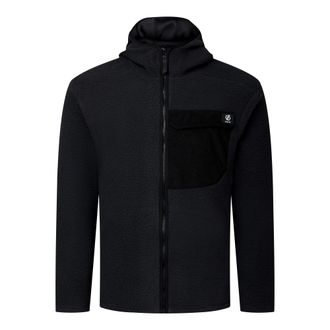Dare 2B Dare 2B Heren Firn Borg fleecejas met capuchon (Zwart)