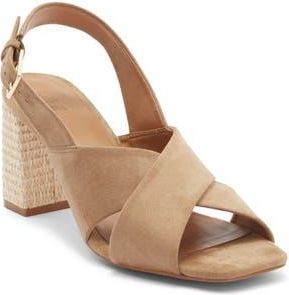 Nordstrom Rack Holland Heeled Sandal in Tan Taupe at Nordstrom Rack, Size 6.5