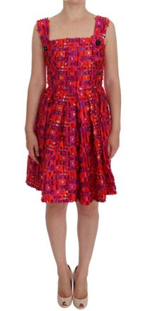 Dolce & Gabbana Dolce Gabbana Jurk Geometrische Print Mini Jurk