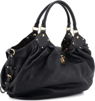Louis Vuitton L Mahina Leather hobo bag - Zwart