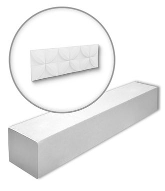 NMC Nmc - Flower-box Arstyl Noel Marquet 1 Caja 5 Piezas 3d Revestimiento Mural Dise&ntilde;o Moderno Blanco 2,15 M2