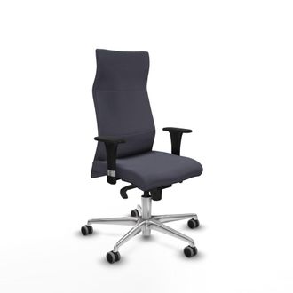 Piqueras y Crespo Sill&oacute;n De Oficina Piqueras Y Crespo B1c086g Gris Oscuro