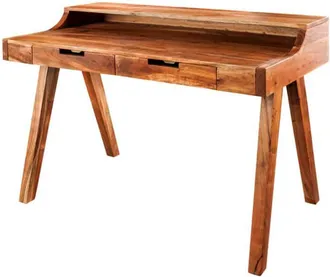 Global Interiors Massivholz Schreibtisch Monsoon Ii 100 x 60 cm