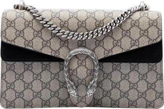 Gucci Pre-owned Dionysus Schoudertas - Dames - Vintage Schoudertas - Beige - ONE Size - Leer - Vintage