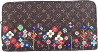 Louis Vuitton Pre-owned Wallets, female, Brown, Size: ONE SIZE Pre-owned Canvas Wallet