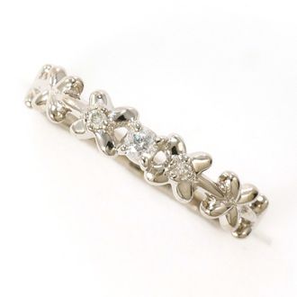 C&A White Gold White Gold (10K) Band Ring (Pre-Owned)