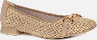 Caprice Womens Tour Womens Ballet Pumps - Brown - Size: 7.5