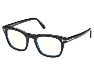 Tom Ford Blue Light Block Square Mens Eyeglasses FT5870-F-B 001 52