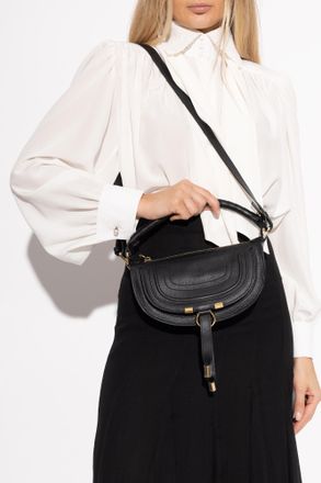 Chlo&eacute; Marcie Mini Shoulder Bag, Womens, Black