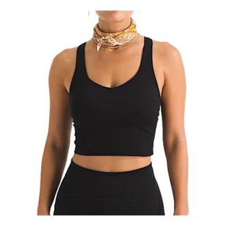 The North Face (WMNS) THE NORTH FACE Jaida Long Line Bra Black NF0A8GXXJK3