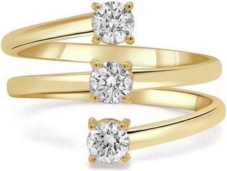 Sabrina Designs 14K 0.60 Ct. Tw. Diamond 3-Stone Ring