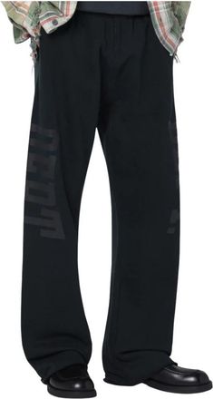 Gallery Dept. Wide Leg Joggingbroek - Heren - Wijde Broeken - Zwart - S - Katoen - Broeken