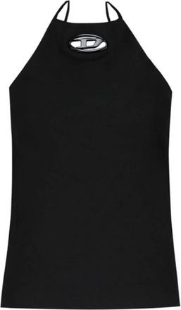 Diesel T-Elma Tanktop - Dames - Tops zonder mouwen - Zwart - XL - Wol - Tops