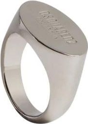 Dsquared2 Tag Chain Ring - Heren - Ringen - Grijs - M - Accessoires