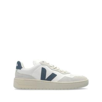 Veja White and Blue Sneaker V90 - female - Veja - Sneakers - White - 5 UK - Shoes