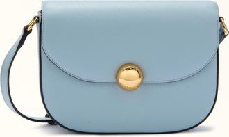 Furla Moonlight Borsa A Tracolla S Carta Da Zucchero Blu Pelle Di Vitello Notte Donna