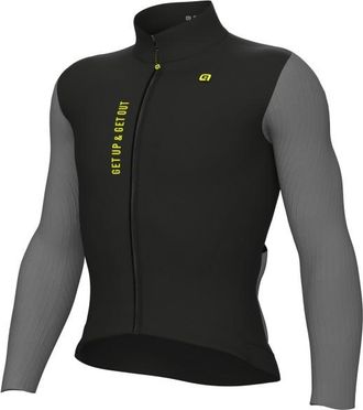 Al&eacute; PR.E Follow Me L/S Jersey Velotrikot f&uuml;r Herren | schwarz