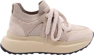 Tosca Blu Kattenstaart Sneaker - Dames - Sneakers - Beige - 41 EU - Schoenen