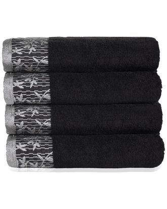 Superior Wisteria 4Pc Super Absorbent Cotton Towel Set