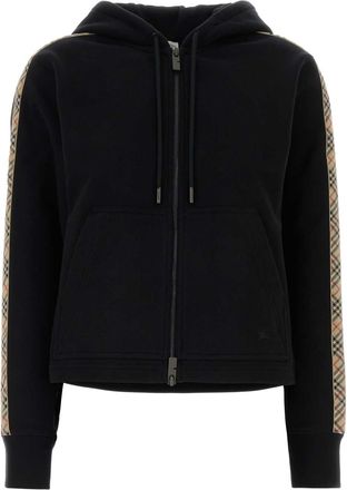 Burberry Black Cotton Sweatshirt