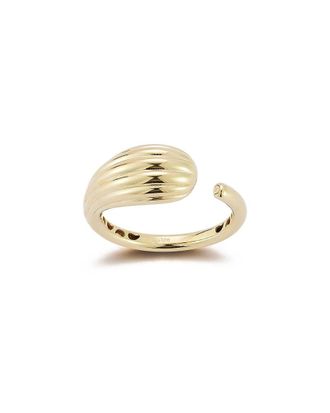 Ember Fine Jewelry 14K Ribbed Cuff Ring
