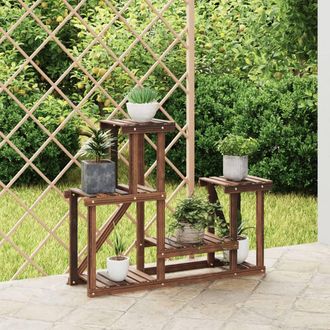 vidaXL Vidaxl - Portafiori 90x25x73,5 Cm In Legno Massello Di Abete