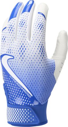 Nike Womens Hyperdiamond Softball Gloves (1 Pair) in Blue | N1009787-491