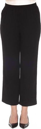 Joseph Ribkoff Pull On Relaxed Ankle Pants In Black