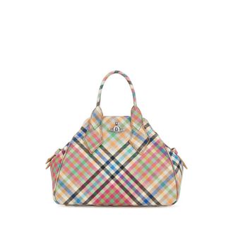 Vivienne Westwood Printed Canvas Medium Yasmine Handbag