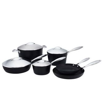 Scanpan Professional 10 Piece Nonstick Cookware Set in Black at Nordstrom