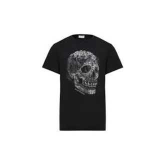 Alexander McQueen Heren, Tops, Zwart, Maat: M Katoen