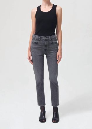 A Gold E Merrel Mid Rise Straight Jean In Gamble