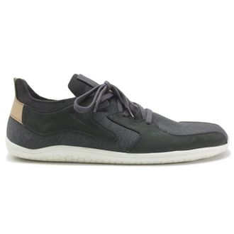 Vivobarefoot Primus Asana Leather Textile Womens Low Top Trainers - Black - Size:UK 3.5