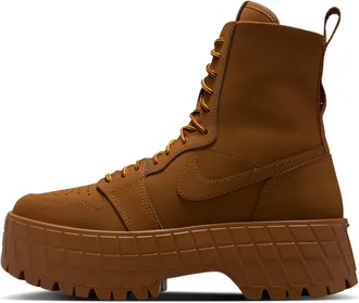 Nike Jordan Womens Air Jordan 1 Brooklyn Boots in Brown | IO8742-281