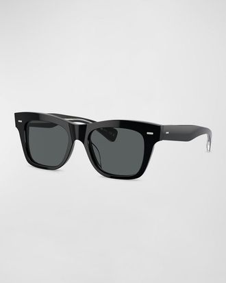 Oliver Peoples Ms Oliver Acetate Square Sunglasses