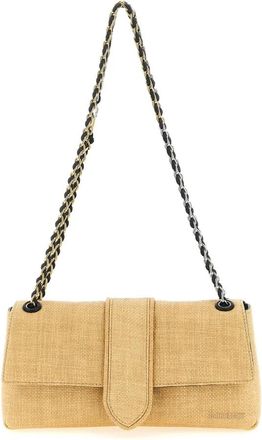 Jacquemus Le Bambino Cha&icirc;ne - Dames - Schoudertassen - Beige - ONE Size - Katoen - Tassen