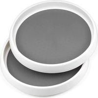 OEM Juego De 2 Especieros Giratorios Lazy Susan, Organizador De Pl&aacute;stico Para Especias, Botellas De Especias, Aceite, Ingredientes Y Frascos De Cocina - C