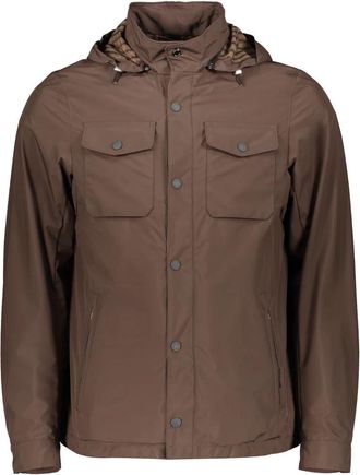 Moorer Elegant Jas met Kraag - Heren - Zomerjassen - Bruin - M - Jassen