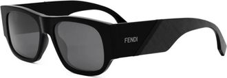 Fendi Sunglasses, unisex, Black, Size: 54 MM Sunglasses