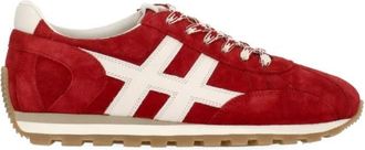 Hogan Sneakers Rood - Dames - Sneakers - Rood - 36 EU - Leer - Schoenen