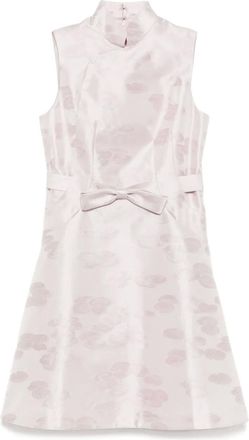 Shiatzy Chen Abito con motivo jacquard - Viola