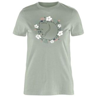 Fj&auml;llr&auml;ven Fj&auml;llblomster Fox T-Shirt T-Shirt f&uuml;r Damen | grau