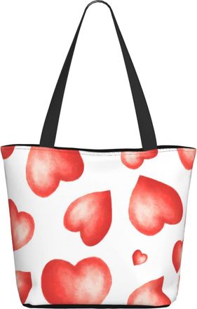 AOOEDM Sweets Love Heart Ladies Shopping Bag 13x11x7in.The Perfect ValentineS Day Gift.It Is The Best ValentineS Day Gift For Mom, Daughter, Wife,Etc