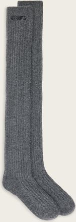 AllSaints NA BEA OVER KNEE SOCKS, Size: S/M