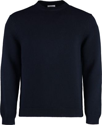 Malo Virgin Wool Crew-neck Sweater