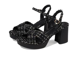 Kenneth Cole Reaction Platform Womens Shoes Black Fabric : 5.5 M, Textile