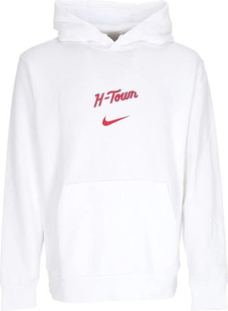 Nike Houston Rockets Club Hoodie Wit - Heren - Sportshirts - Wit - XL - Katoen - Fitness