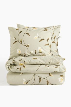 H&M Baumwollbettw&auml;sche f&uuml;r Doppel-/Kingsize-Betten - Green