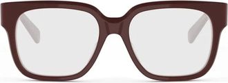 Celine Gafas Cuadradas Triomphe - Accessories - Mujer - Marr&oacute;n - ONE SIZE