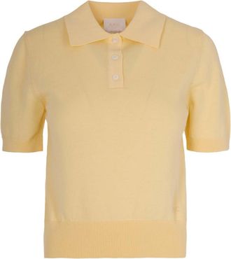 A.P.C. Yellow Solid Shirt Collar Polo